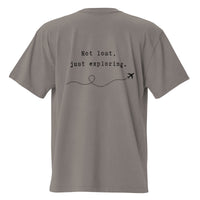 Not Lost, Just Exploring Oversized Tee