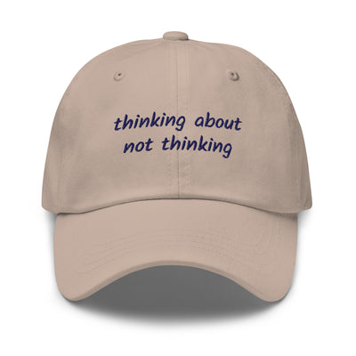 Thinking About Not Thinking